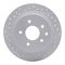Dynamic Friction 2514-67063 - Brake Kit - Coated Drilled and Slotted Brake Rotors and 5000 Advanced Brake Pads with Hardware
