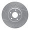 Dynamic Friction 2514-67066 - Brake Kit - Coated Drilled and Slotted Brake Rotors and 5000 Advanced Brake Pads with Hardware