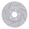 Dynamic Friction 2514-67070 - Brake Kit - Coated Drilled and Slotted Brake Rotors and 5000 Advanced Brake Pads with Hardware