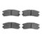 Dynamic Friction 2514-72024 - Brake Kit - Coated Drilled and Slotted Brake Rotors and 5000 Advanced Brake Pads with Hardware