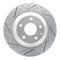 Dynamic Friction 2514-80036 - Brake Kit - Coated Drilled and Slotted Brake Rotors and 5000 Advanced Brake Pads with Hardware