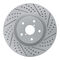 Dynamic Friction 2514-13006 - Brake Kit - Coated Drilled and Slotted Brake Rotors and 5000 Advanced Brake Pads with Hardware