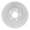 Dynamic Friction 2514-27005 - Brake Kit - Coated Drilled and Slotted Brake Rotors and 5000 Advanced Brake Pads with Hardware