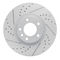 Dynamic Friction 2514-74046 - Brake Kit - Coated Drilled and Slotted Brake Rotors and 5000 Advanced Brake Pads with Hardware