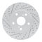 Dynamic Friction 2514-76094 - Brake Kit - Coated Drilled and Slotted Brake Rotors and 5000 Advanced Brake Pads with Hardware