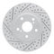 Dynamic Friction 2514-76099 - Brake Kit - Coated Drilled and Slotted Brake Rotors and 5000 Advanced Brake Pads with Hardware