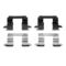 Dynamic Friction 6514-67014 - Brake Kit - Quickstop Rotors and 5000 Brake Pads With Hardware