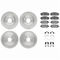 Dynamic Friction 6514-67005 - Brake Kit - Quickstop Rotors and 5000 Brake Pads With Hardware