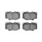 Dynamic Friction 6514-76458 - Brake Kit - Quickstop Rotors and 5000 Brake Pads with Hardware