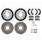 Dynamic Friction 6514-72049 - Brake Kit - Rotors with 5000 Advanced Brake Pads includes Drums
