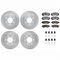 Dynamic Friction 6514-63098 - Brake Kit - Rotors with 5000 Advanced Brake Pads includes Hardware