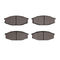 Dynamic Friction 6514-67339 - Brake Kit - Rotors with 5000 Advanced Brake Pads includes Hardware