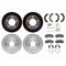 Dynamic Friction 6514-72107 - Brake Kit - Rotors with 5000 Advanced Brake Pads includes Drums