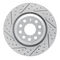Dynamic Friction 2712-74064 - Brake Kit - Geoperformance Coated Drilled and Slotted Brake Rotor and Active Performance 309 Brake Pads