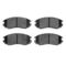 Dynamic Friction 2712-03004 - Brake Kit - Geoperformance Coated Drilled and Slotted Brake Rotor and Active Performance 309 Brake Pads