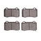 Dynamic Friction 2712-03009 - Brake Kit - Slotted Coated Carbon Alloy Brake Rotor and Active Performance 309 Brake Pads