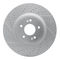 Dynamic Friction 2712-03013 - Brake Kit - Geoperformance Coated Drilled and Slotted Brake Rotor and Active Performance 309 Brake Pads