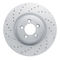 Dynamic Friction 2712-20011 - Brake Kit - Drilled Coated Carbon Alloy Brake Rotor and Active Performance 309 Brake Pads