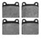 Dynamic Friction 2712-02005 - Brake Kit - Geoperformance Coated Drilled and Slotted Brake Rotor and Active Performance 309 Brake Pads