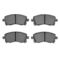 Dynamic Friction 2712-13006 - Brake Kit - Slotted Coated Carbon Alloy Brake Rotor and Active Performance 309 Brake Pads