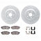 Dynamic Friction 2712-13028 - Brake Kit - Geoperformance Coated Drilled and Slotted Brake Rotor and Active Performance 309 Brake Pads