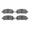 Dynamic Friction 2712-13031 - Brake Kit - Slotted Coated Carbon Alloy Brake Rotor and Active Performance 309 Brake Pads