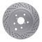 Dynamic Friction 2712-13044 - Brake Kit - Geoperformance Coated Drilled and Slotted Brake Rotor and Active Performance 309 Brake Pads