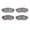 Dynamic Friction 2712-13056 - Brake Kit - Geoperformance Coated Drilled and Slotted Brake Rotor and Active Performance 309 Brake Pads