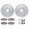 Dynamic Friction 2712-13079 - Brake Kit - Drilled Coated Carbon Alloy Brake Rotor and Active Performance 309 Brake Pads