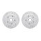 Dynamic Friction Sport Coated Drilled and Slotted Brake Rotors