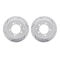Dynamic Friction Sport Coated Drilled and Slotted Brake Rotors