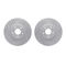 Dynamic Friction 2002-03025 - Geoperformance Coated Drilled and Slotted Brake Rotor 2 Wheel Set