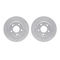 Dynamic Friction Sport Coated Drilled and Slotted Brake Rotors