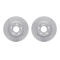 Dynamic Friction Sport Coated Drilled and Slotted Brake Rotors