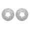 Dynamic Friction 2002-02003 - Geoperformance Coated Drilled and Slotted Brake Rotor 2 Wheel Set
