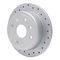 Dynamic Friction 820-01011L - Drilled Coated Carbon Alloy Brake Rotor