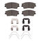 Dynamic Friction 4000-1847-01 - HybriDynamic Brake Pads Hardware Kit