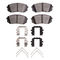 Dynamic Friction 4000-1826-01 - HybriDynamic Brake Pads Hardware Kit