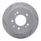 Dynamic Friction 2512-03034 - Brake Kit - Coated Drilled and Slotted Brake Rotors and 5000 Advanced Brake Pads with Hardware
