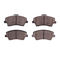 Dynamic Friction 2512-03059 - Brake Kit - Coated Drilled and Slotted Brake Rotors and 5000 Advanced Brake Pads with Hardware