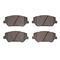 Dynamic Friction 2512-03079 - Brake Kit - Coated Drilled and Slotted Brake Rotors and 5000 Advanced Brake Pads with Hardware