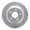 Dynamic Friction 2512-03088 - Brake Kit - Coated Drilled and Slotted Brake Rotors and 5000 Advanced Brake Pads with Hardware