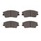 Dynamic Friction 2512-03091 - Brake Kit - Coated Drilled and Slotted Brake Rotors and 5000 Advanced Brake Pads with Hardware