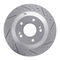 Dynamic Friction 2512-03094 - Brake Kit - Coated Drilled and Slotted Brake Rotors and 5000 Advanced Brake Pads with Hardware