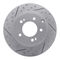 Dynamic Friction 2512-03028 - Brake Kit - Coated Drilled and Slotted Brake Rotors and 5000 Advanced Brake Pads with Hardware