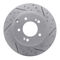 Dynamic Friction 2512-03035 - Brake Kit - Coated Drilled and Slotted Brake Rotors and 5000 Advanced Brake Pads with Hardware