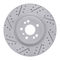 Dynamic Friction 2512-63148 - Brake Kit - Coated Drilled and Slotted Brake Rotors and 5000 Advanced Brake Pads with Hardware