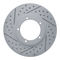 Dynamic Friction 2512-02004 - Brake Kit - Coated Drilled and Slotted Brake Rotors and 5000 Advanced Brake Pads with Hardware