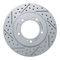 Dynamic Friction 2512-01017 - Brake Kit - Coated Drilled and Slotted Brake Rotors and 5000 Advanced Brake Pads with Hardware