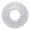 Dynamic Friction 2512-02031 - Brake Kit - Coated Drilled Brake Rotors with 5000 Advanced Brake Pads includes Hardware